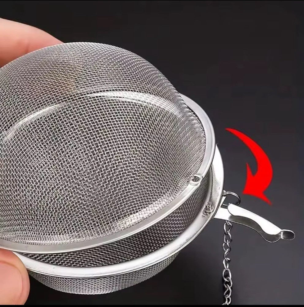 2PCS Stainless Steel Mesh Tea Infuser, 2.1 Inch Tea Ball, Strainer Tea Diffuser,