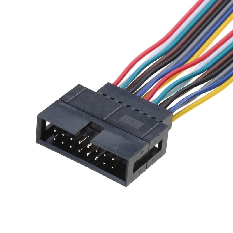 16PIN to 2Pin Super Micro Chassis Front Panel Adapter Server Cable 1007 24AWG