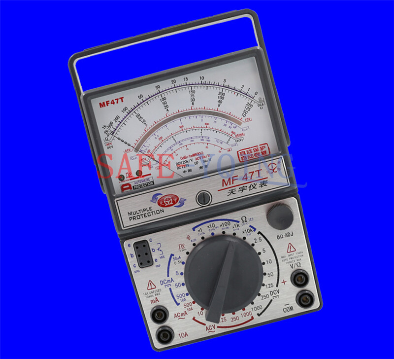 ONE 1PCS MF47T AC/DC Volt AC/DC Current Testing Analog Multimeter New