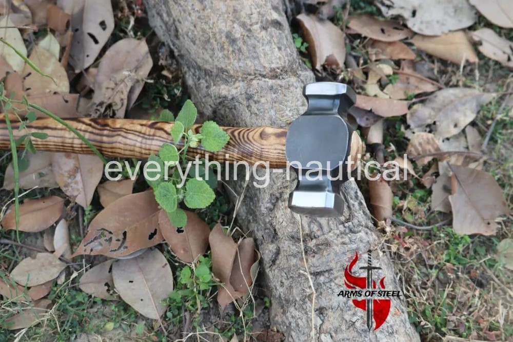 Blacksmith hammer. 3lb Blacksmith hand /Face Hammers Iron Blacksmith