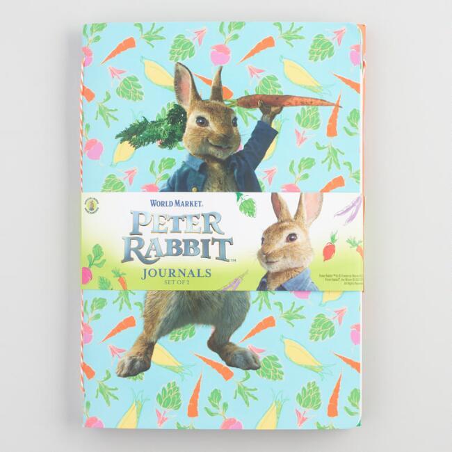 Peter Rabbit Lined Journal Set of 2 Paperback Notebook Diary Easter New