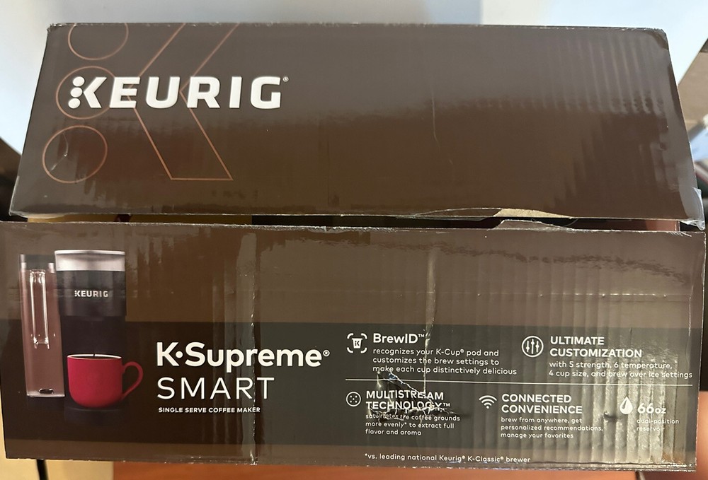 Keurig K-Supreme SMART Single Serve Coffee Maker One Reusable K-cup Include