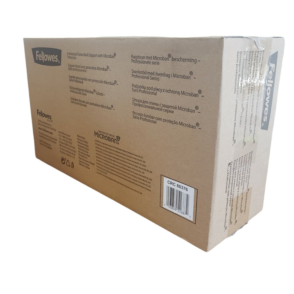 Fellowes Professional Series Back Support, Black 8037601