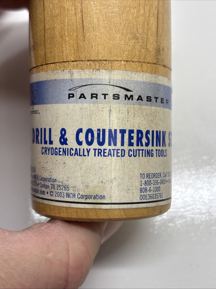 Partsmaster 5pc. Drill & Countersink Set HS 1-5