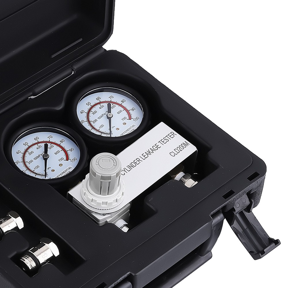 Cylinder Leak Down Tester Engine Compression Diagnostics Test Tool Kits