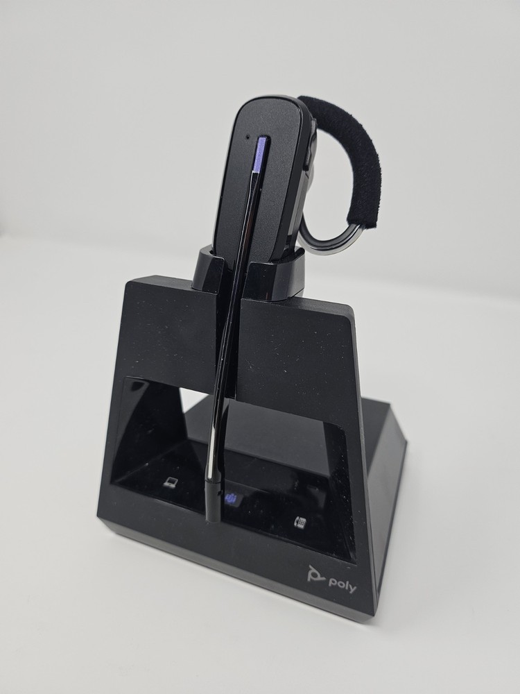 Poly Voyager 4245 Office Wireless Bluetooth Headset w/ Charging Base – Open Box
