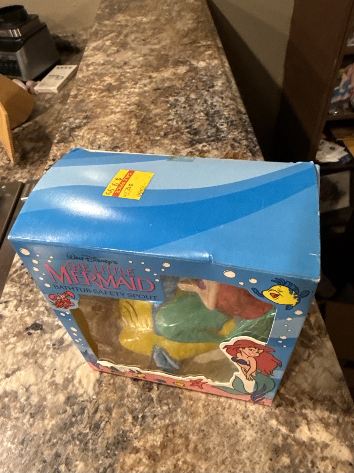 Disney Store The Little Mermaid Bathtub Safety Spout Rubber Cover NIB N3w Sealed