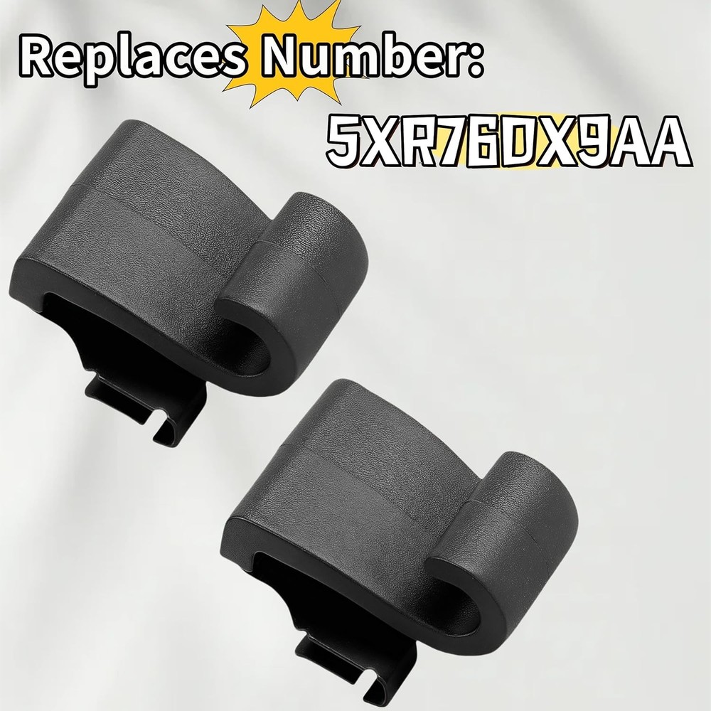 2 Pack Car Window Shade Hooks Compatible with Pacifica Voyager 2017-2024 ABS ...