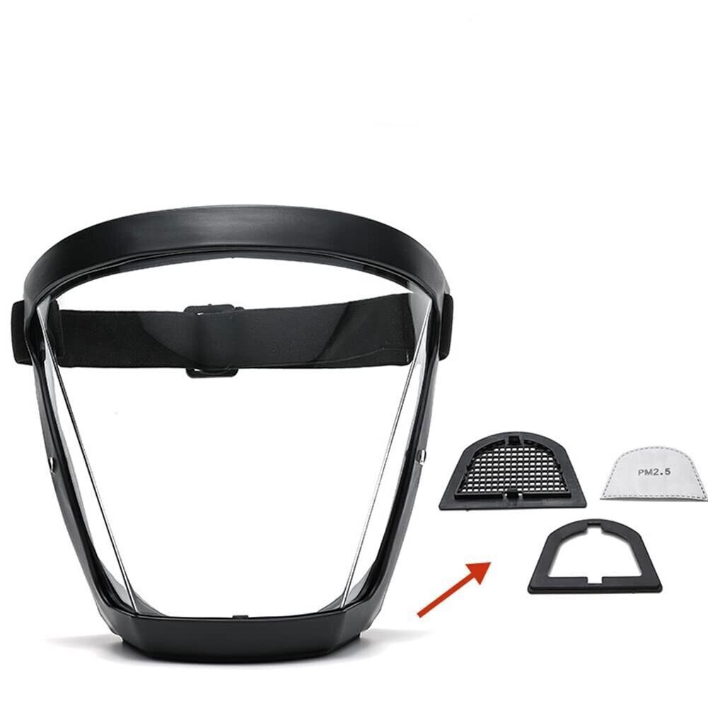 Mask Anti-fog Shield Safety Full Face Super Protective Head Cover Transparent