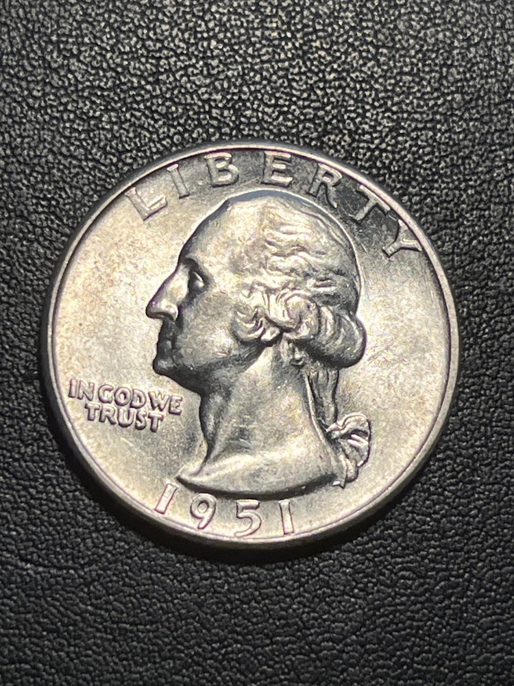 1951 Washington Quarter Choice BU+ - Sharp Strike Great Luster #2