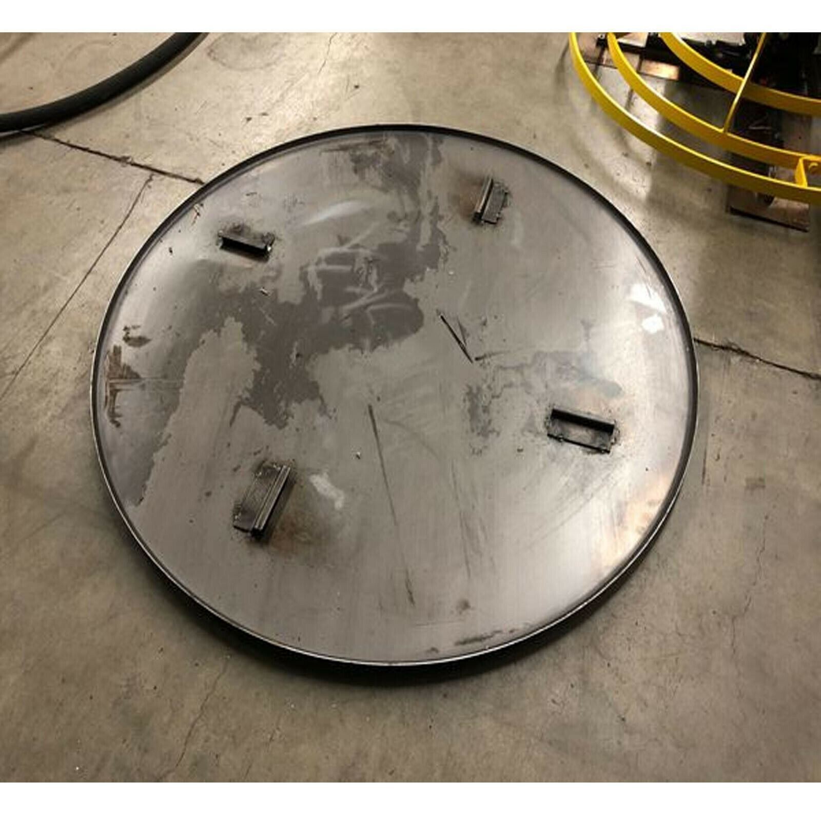 36” UNIVERSAL 4-BLADE PAN POWER TROWEL METAL FLOAT PAN, WACKER, BARTELL INFINITY