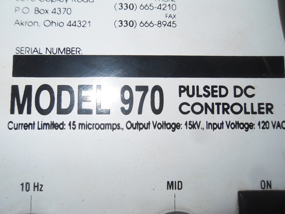 MEECH 970 PULSED DC CONTROLLER