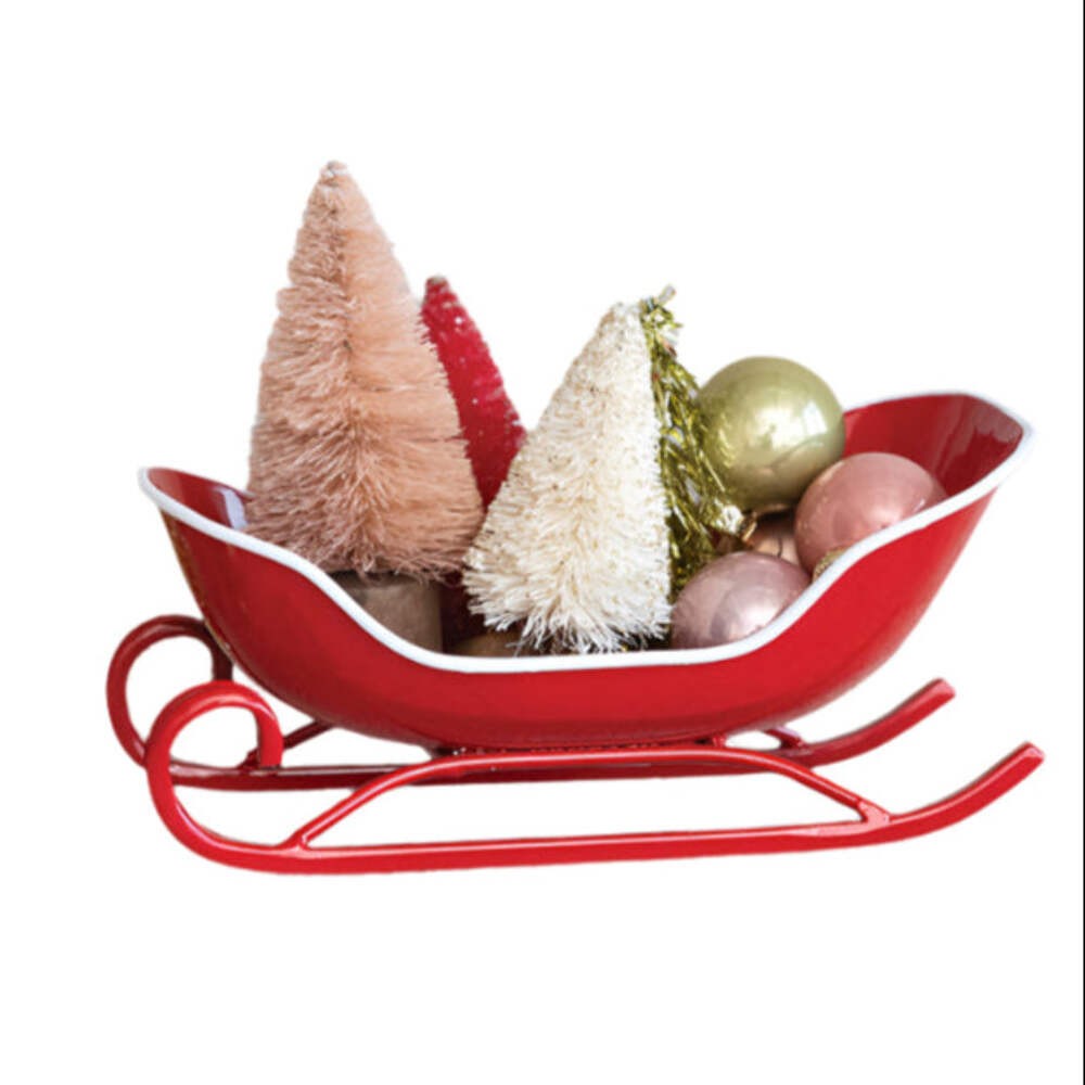 Metal Santa's Sleigh Display