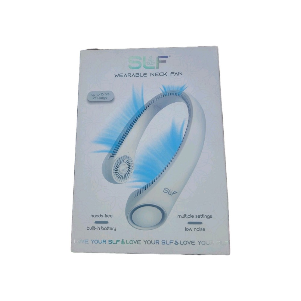 SLF Portable Neck Fan - White