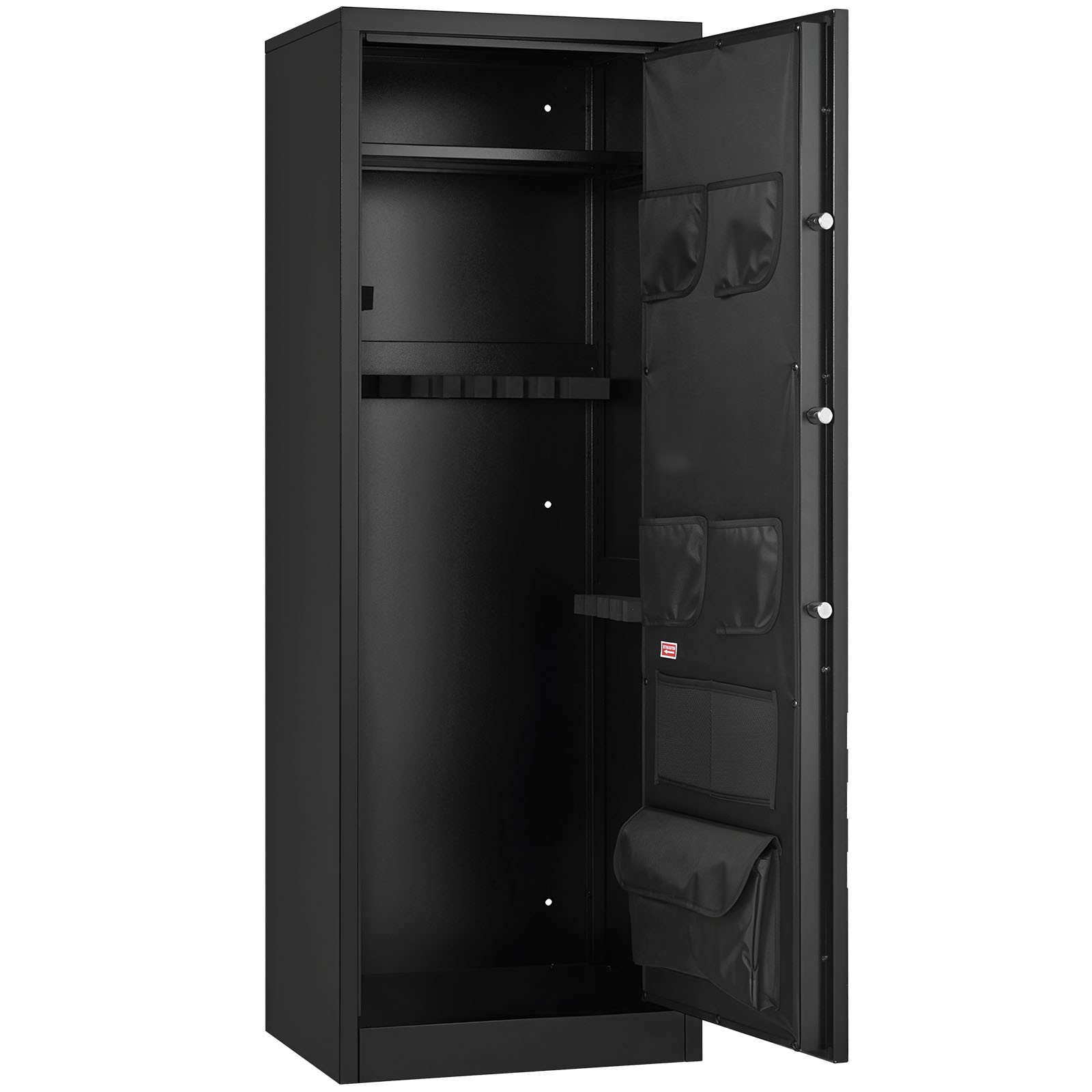 Uimoso 10-12 Gun Safe Long Gun Cabinet for Rifles & Pistols Key & Password Lock