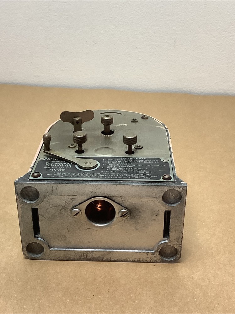 Antique 1920 Klixon Automatic Oven Timer