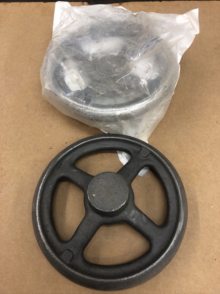 2 Pcs Cast iron crank hand wheel 8”