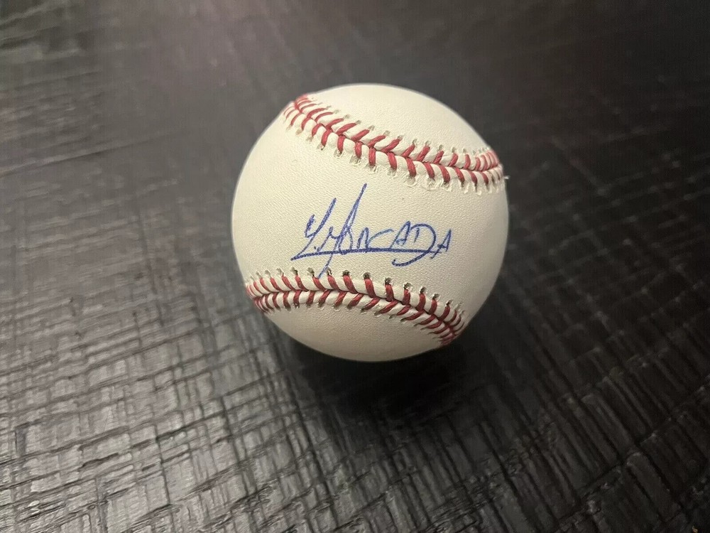 Yoan Moncada Signed ROMLB Baseball Auto Autograph