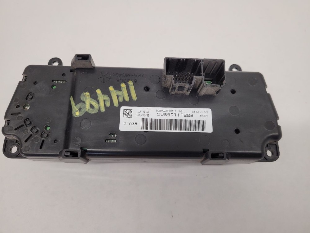 A/C Selector Switch fits 2013 Jeep Wrangler w/o automatic temperature cont