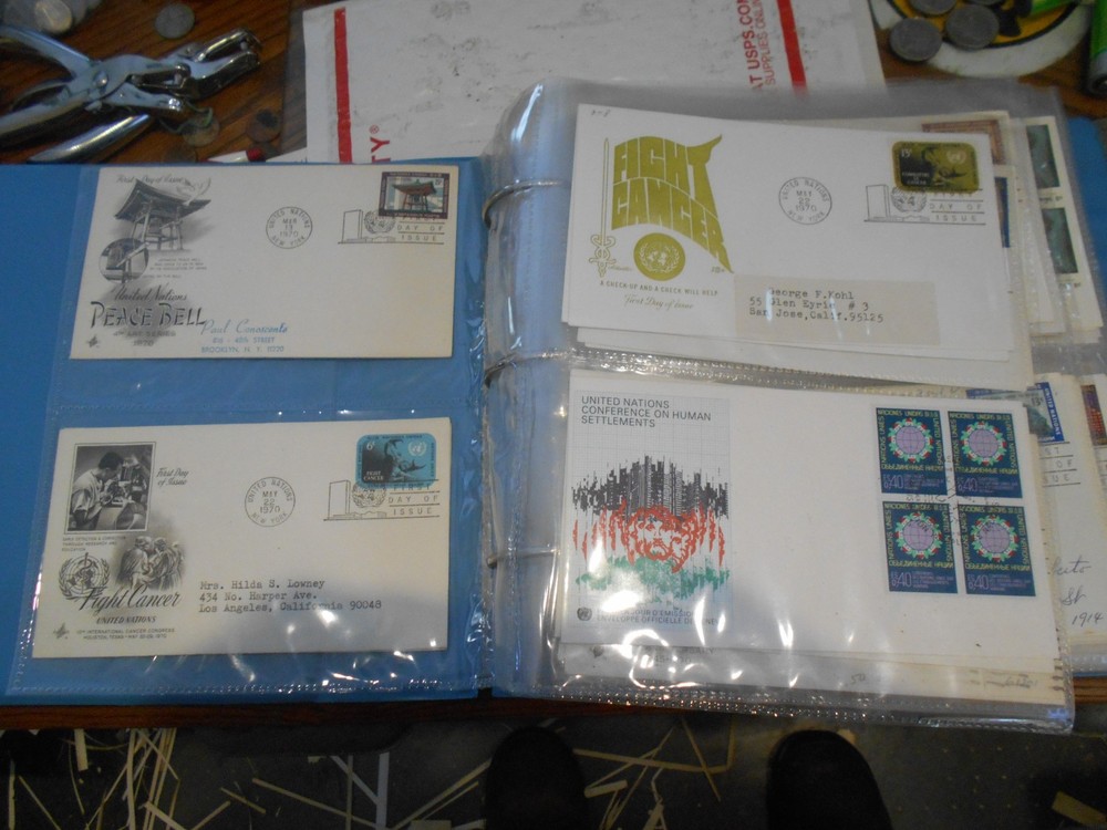 united nations first day covers 1970-80
