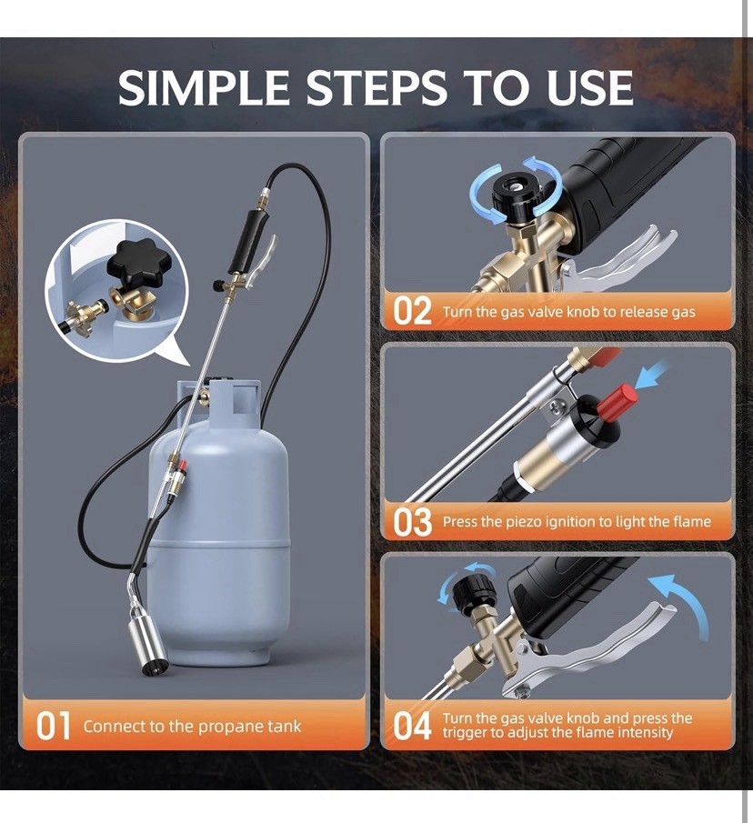 Propane Torch Weed Burner
