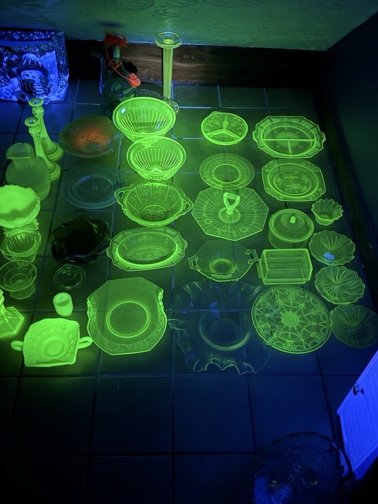 Uranium Glass Mystery Box