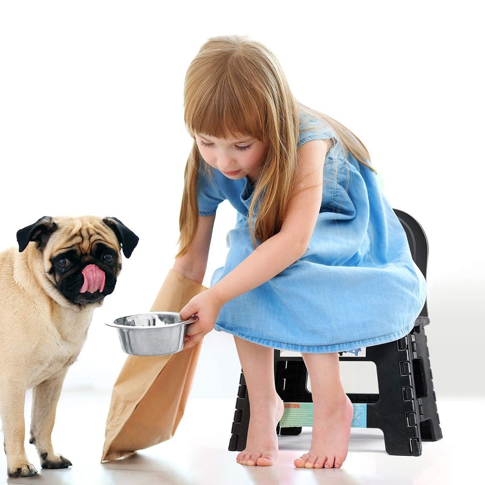 ACSTEP Folding Step Stool, Include Extra Wide Heavy Duty Stepping Stool and B...