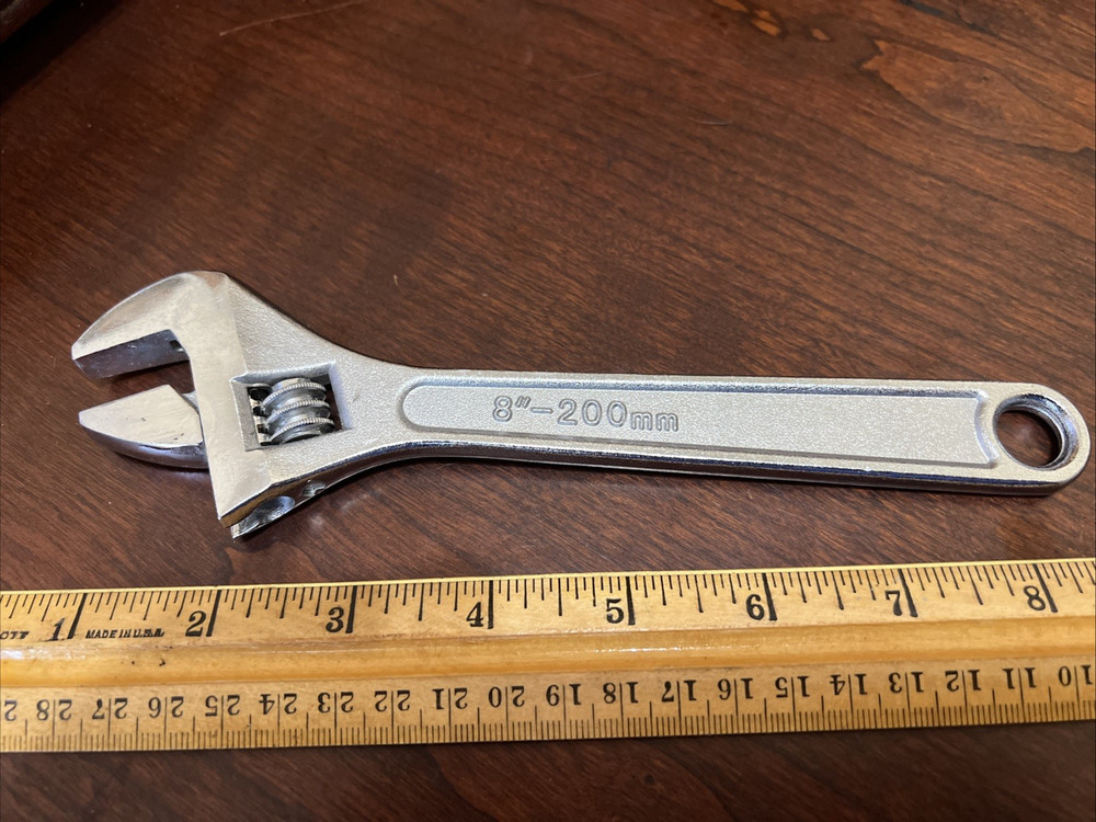 8” 200mm Adjustable Wrench