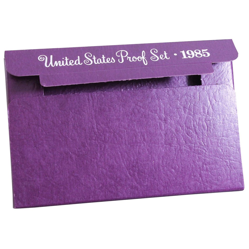 Empty Packaging Replacement Proof Set Box No Coins 1985