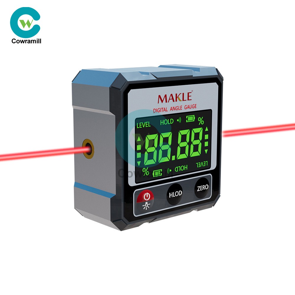 360° Magnetic Digital Level Angle Finder Protractor Inclinometer Rechargeable