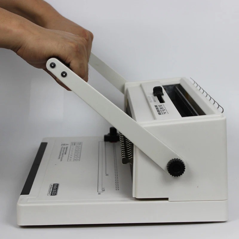 Double-coil Binding Machine 34-hole Loose-leaf Metal Ring Punching Machine