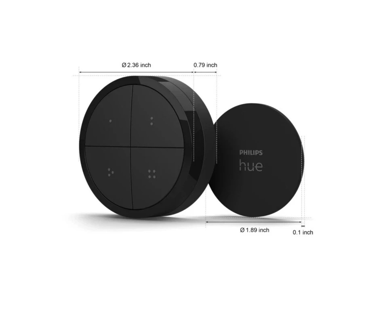 Philips Hue Tap Switch Mini Black new Sealed Accessories dial Switch