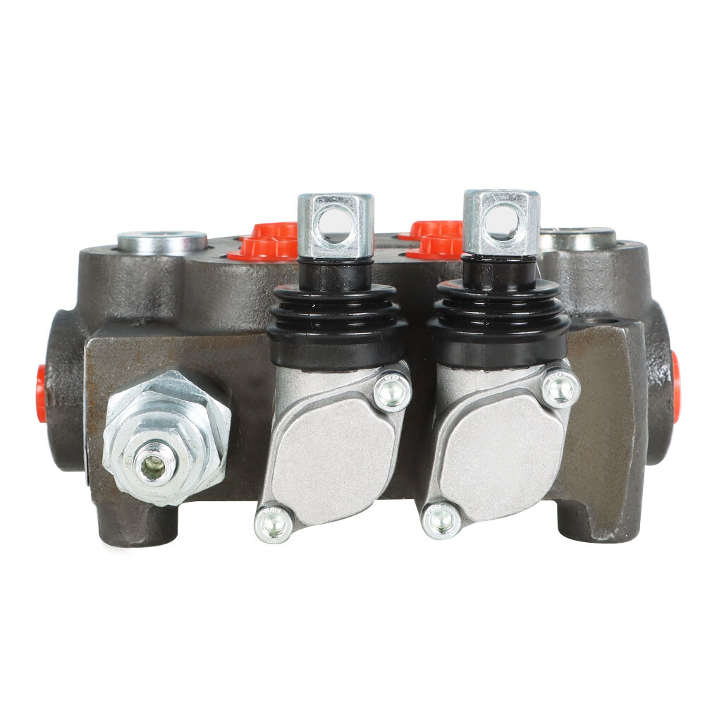 2 Spool 25GPM Hydraulic Directional Control Valve Tractor Loader BSPP Ports