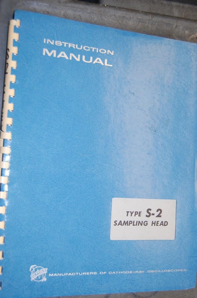 Tektronix Type S-2 Sampling Head 070-0764-00 Instruction Manual