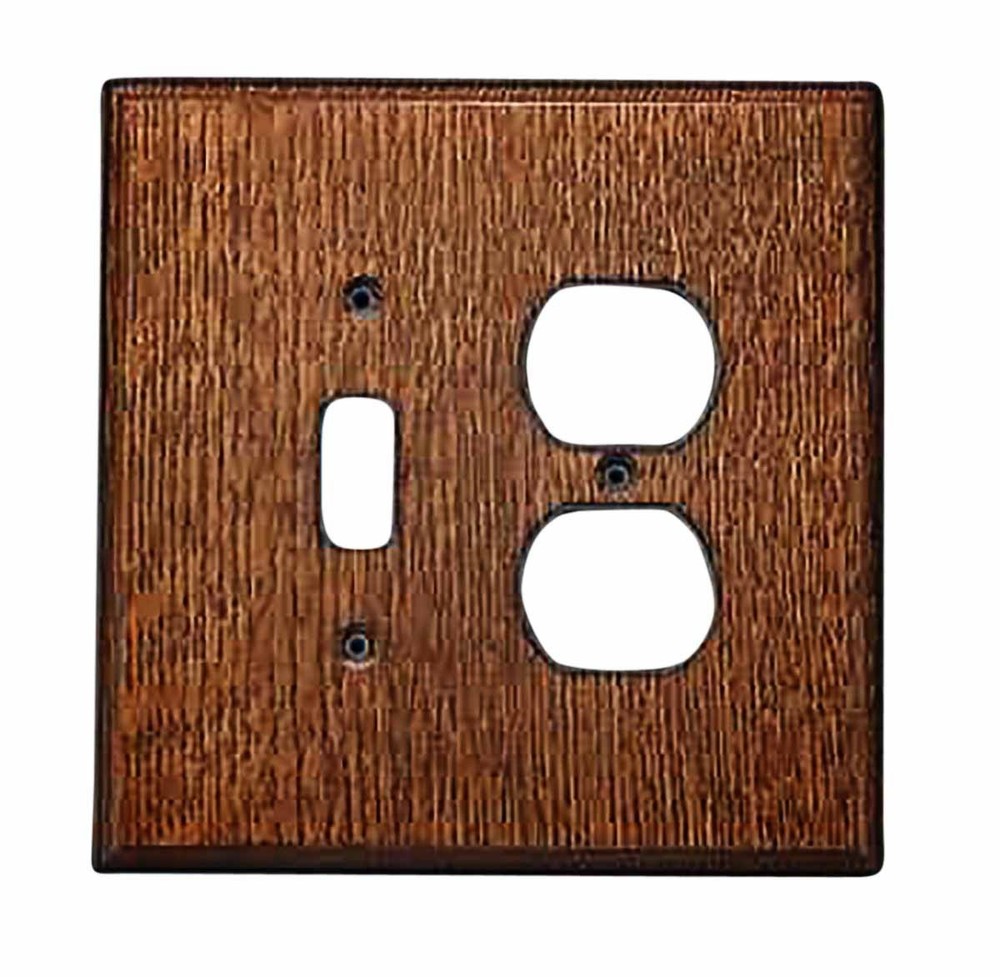 Switchplate Oak Toggle/Outlet | Renovator's Supply