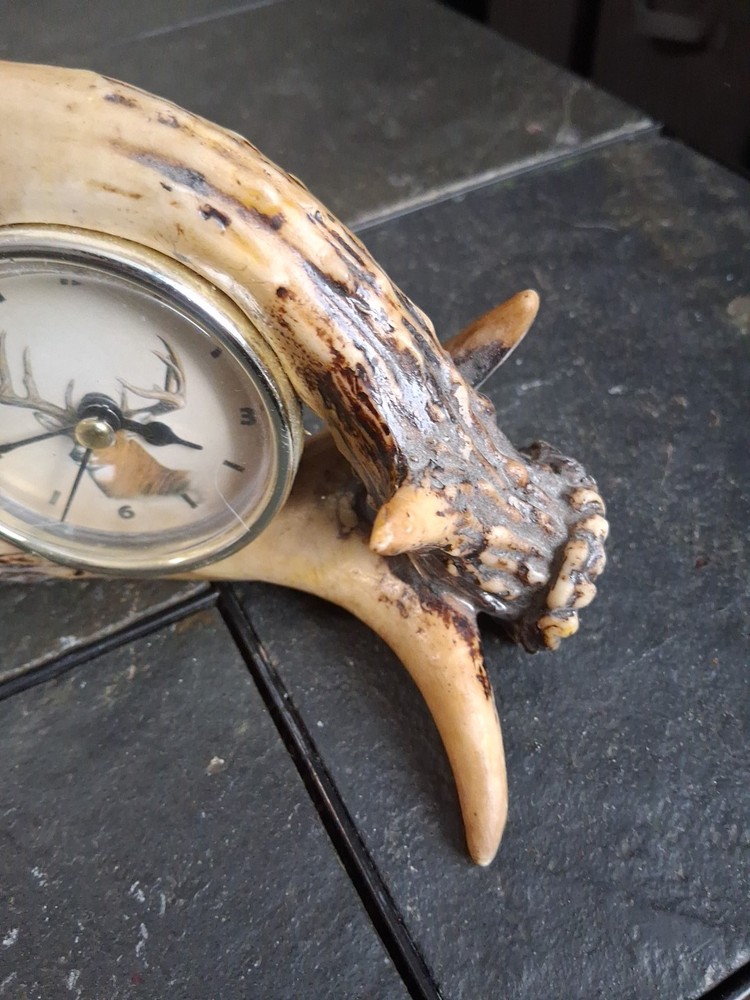 Deer Antler Quartz Clock