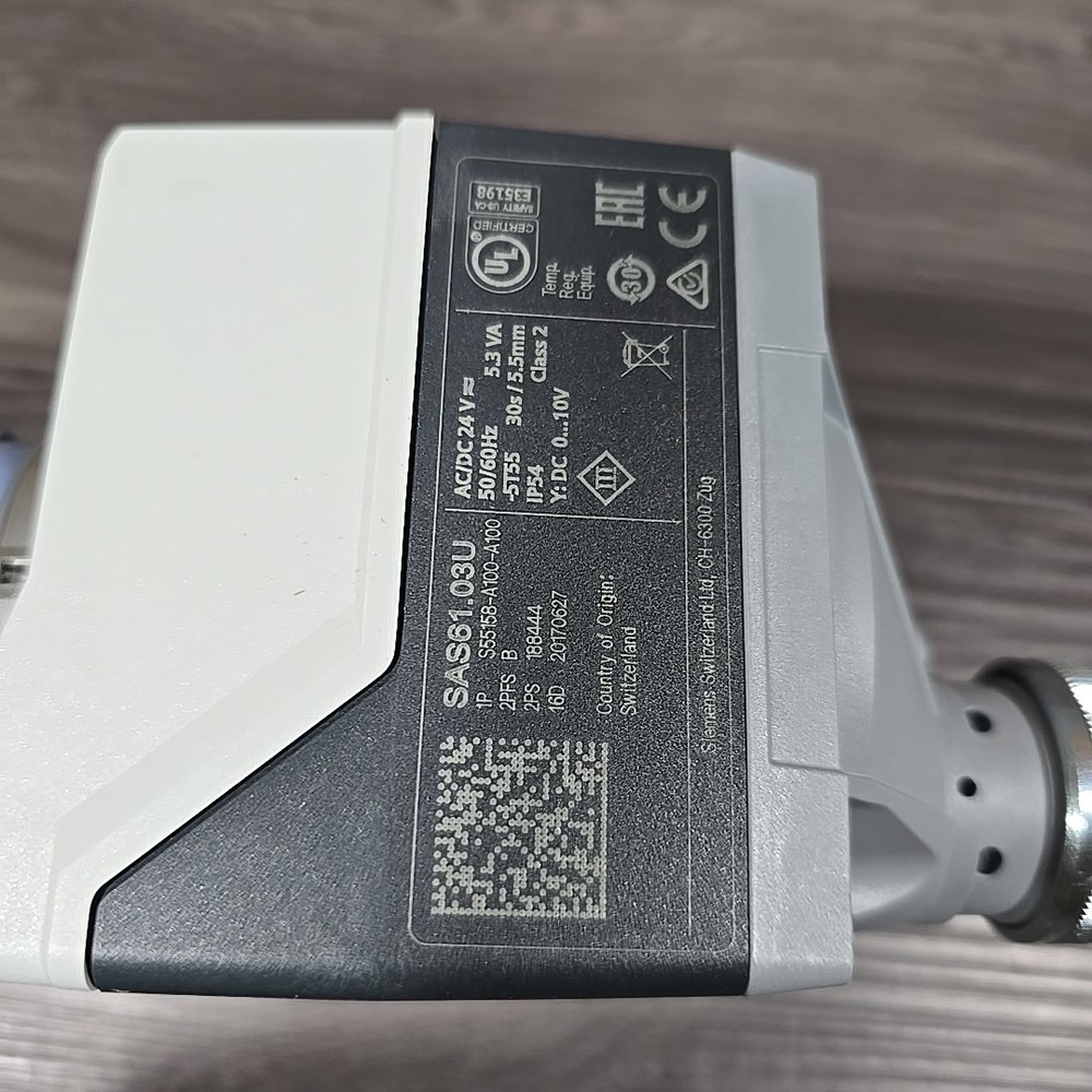 SIEMENS SAS61 Series Electronic Valve Actuators