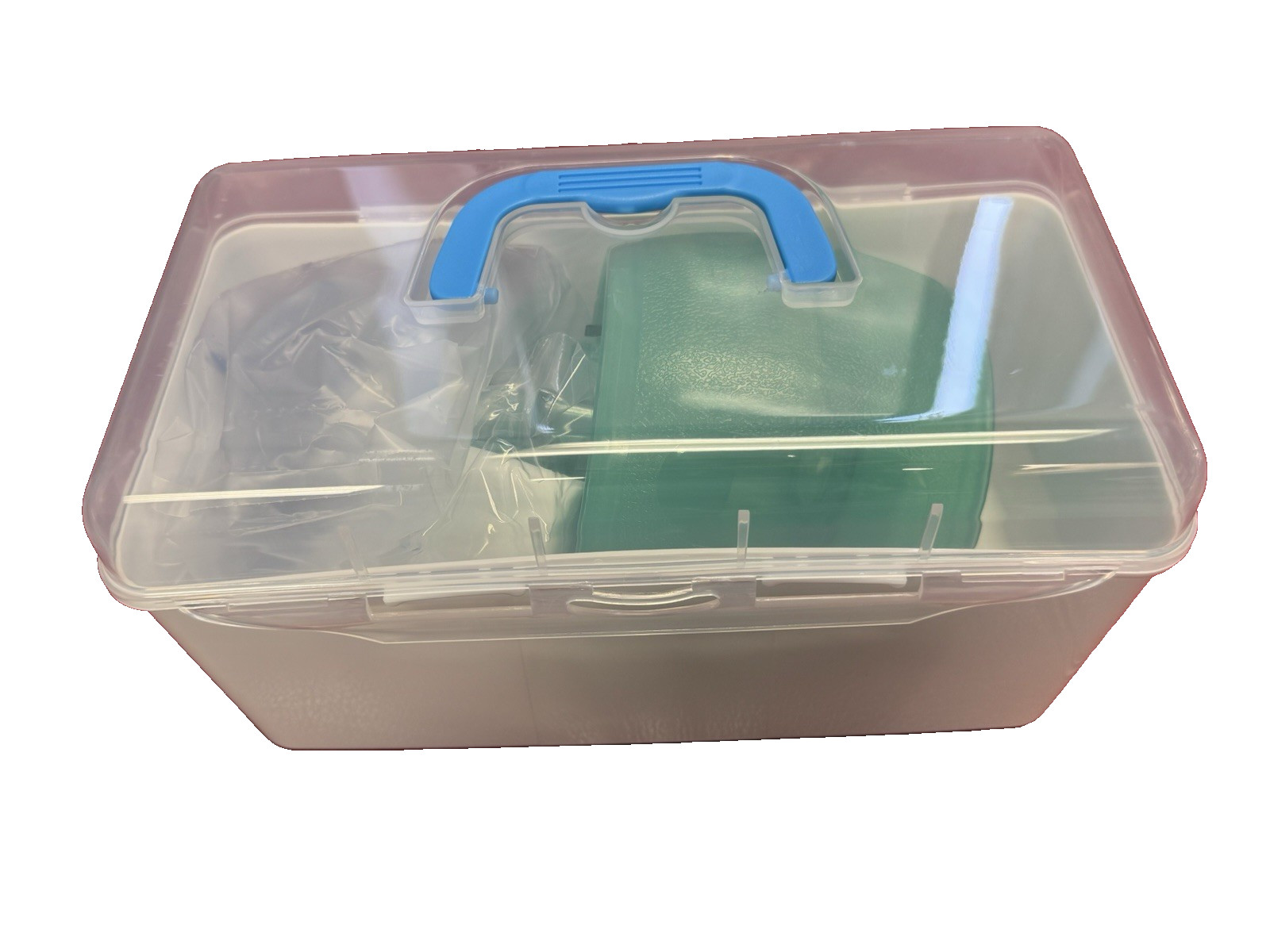 CPR Ambu Bag (2000ml) for Adults – Includes Mask, O2 line, & O2 res – New in Bag