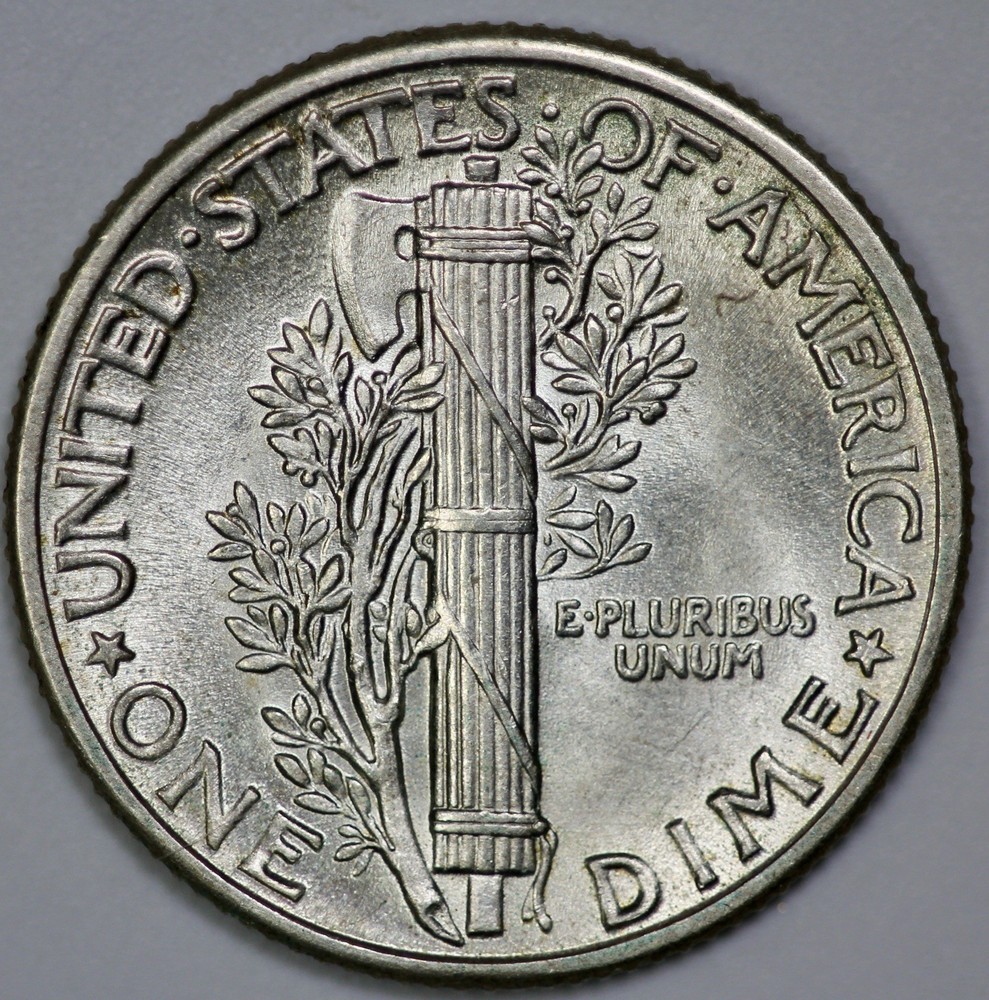 1939 Mercury 10c Silver Dime UNC