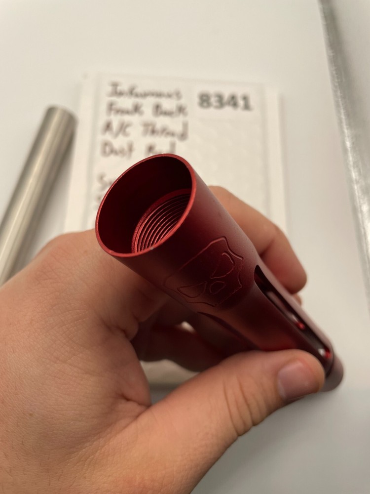Infamous Freak Back A/C Thread Dust Red Smart Parts Stainless Insert 682