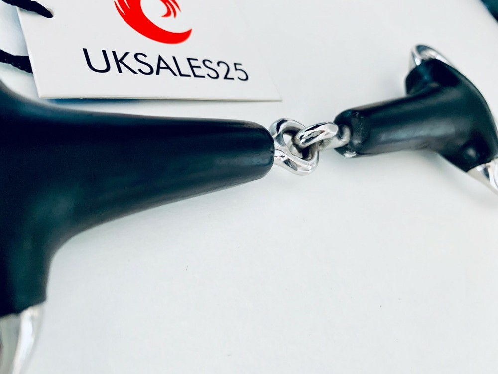 Eggbutt Single Jointed Snaffle Bit with Rubber & SS (UKSALES25® Horse Bits)