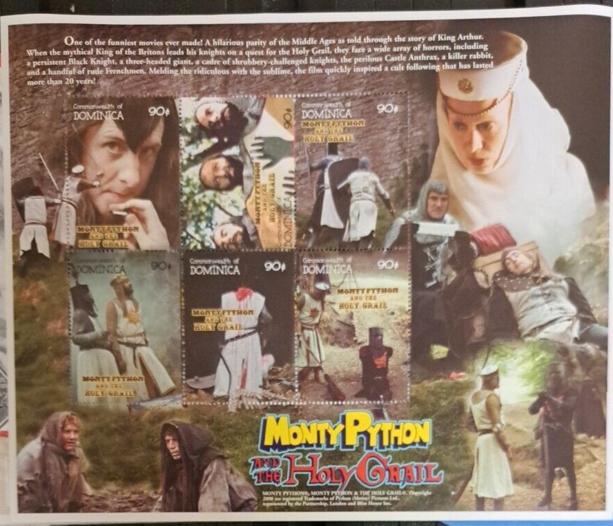 Monty Python and the Holy Grail stamp set