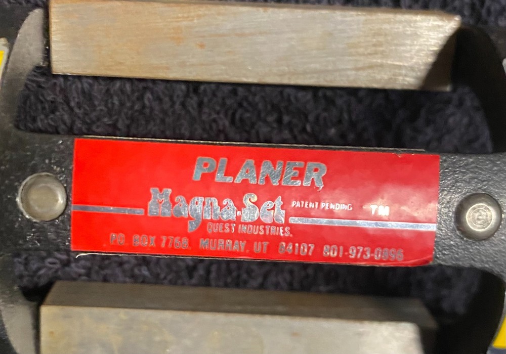 Magna-Set planer knife setting jig