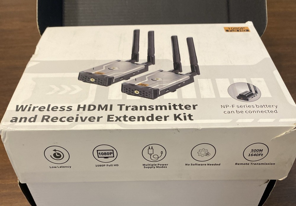 DT263W-A Wireless HDMI Transmitter and Receiver Extender Kit 1640Ft 1080p