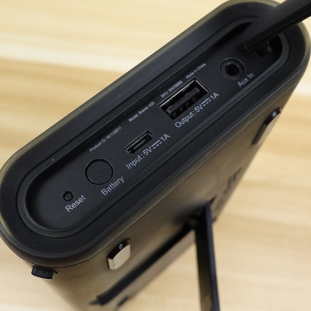 Braven 405 Portable Bluetooth Speaker Black Tested