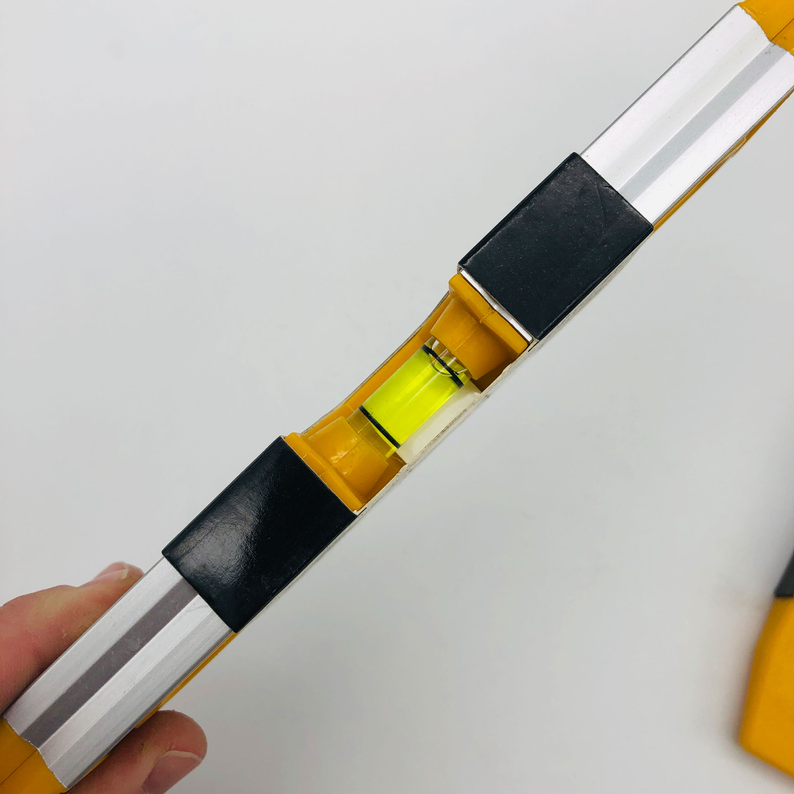 2x Johnson 8500M Torpedo Level Magnetic Aluminum 9" Yellow 2 Levels Per Order