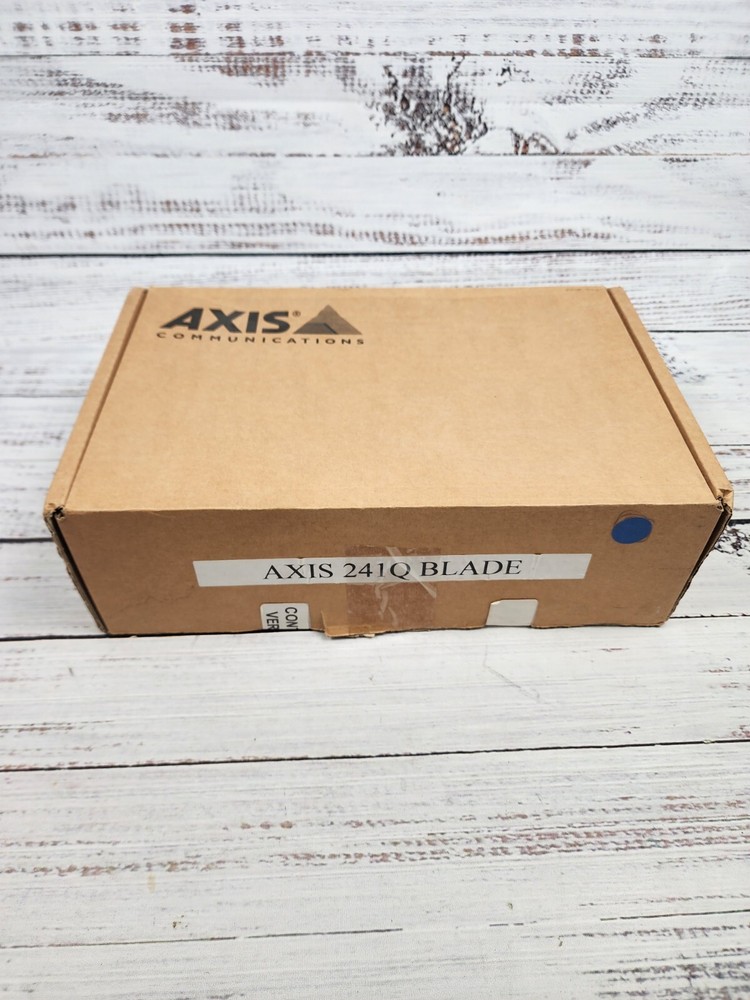 Axis 241Q Blade Video Server Rack 4-Channel Source PlugIn Module 0209-001-03 NIB