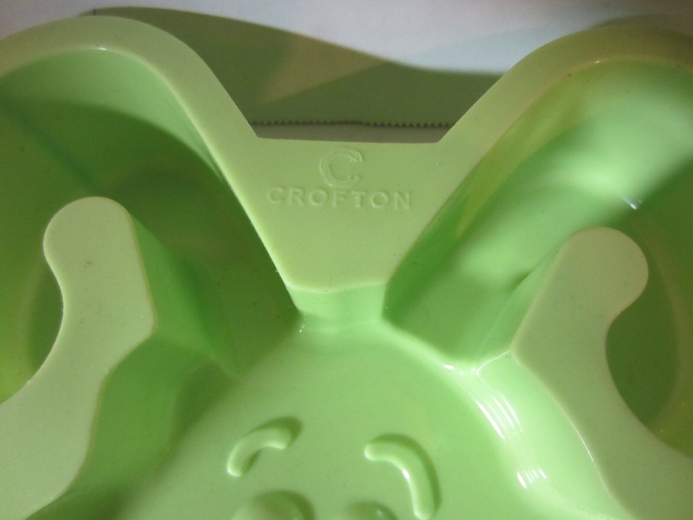 Crofton Silicone Lime Green Easter Bunny Cake Mold- 11X8"-(A42A1)