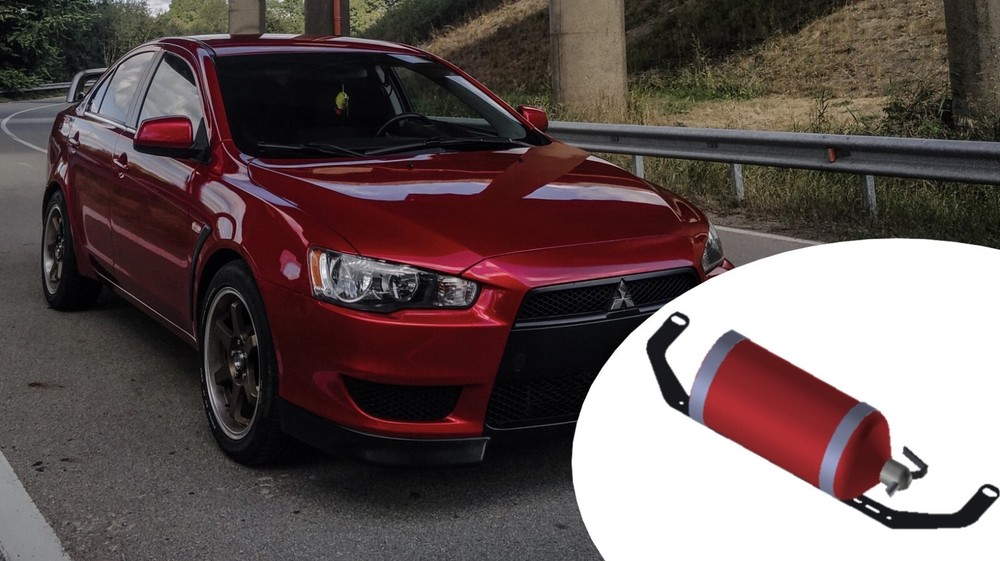 For Mitsubishi Lancer Evolution X fire extinguisher bracket