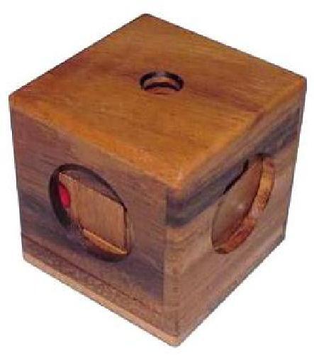 Dice Cube - 3D Wooden Brain Teaser Puzzle